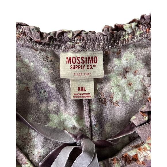 Mossimo Supply Co Women’s Size XXL Antique Floral Tunic Dress with Velvet‎ Trim - Picture 6 of 7